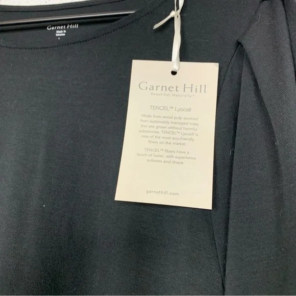 Garnet Hill Marlowe Comfort Knit Oversize Top Size - Picture 3 of 14